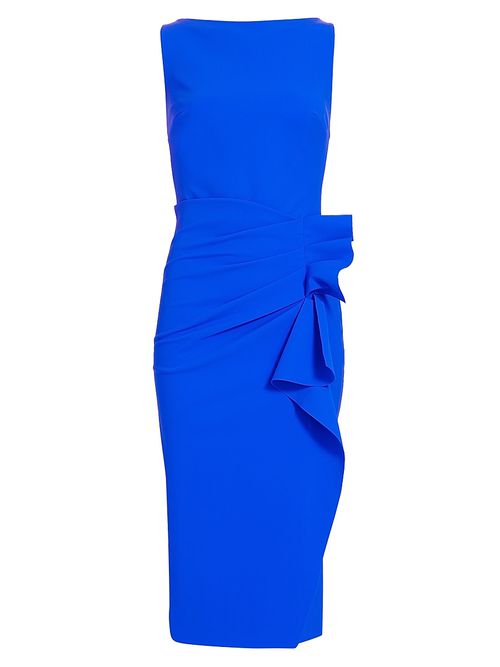 Women's Tradrum Gathered Sheath Dress - Blue Klein