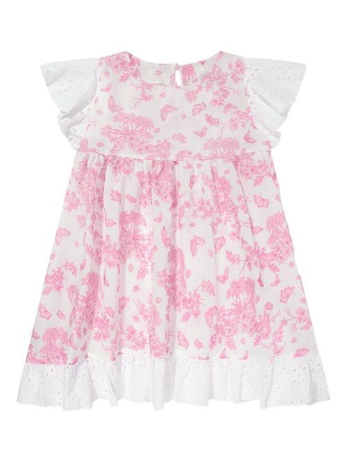 Floral-print dress - Pink
