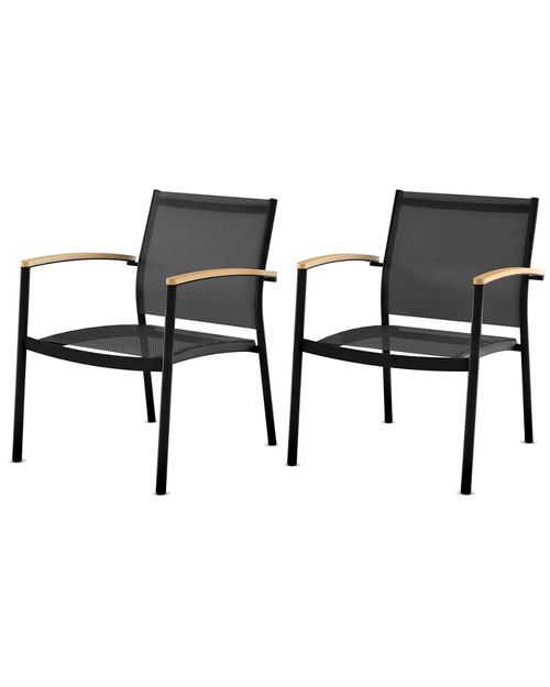 Teak Outdoor Patio Armchair W Cushion