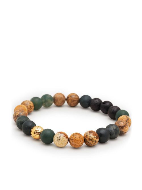 Nialaya Jewelry multi-stone beaded bracelet - グリーン