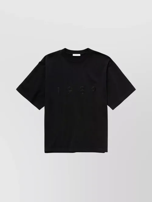 1989 Studio - crew neck embroidered logo short sleeve t-shirt