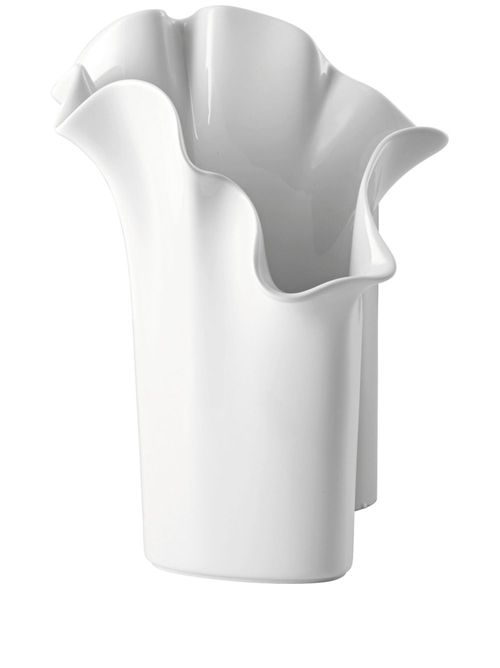 Asim porcelain vase - White
