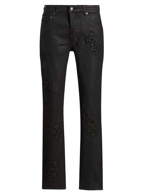 Men's Chitch Backstage Stardom Embroidered Jeans - Black