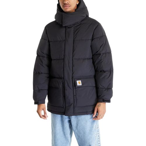 Carhartt Mens Jacket WIP Milter Puffer Nylon Ultra Warm Waterproof Comfort Coat - Black - Mediu