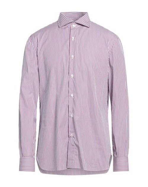 Man Shirt Burgundy Size 17 ½ Cotton