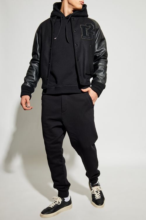 Sweatshirt With Logo, Men's, Black