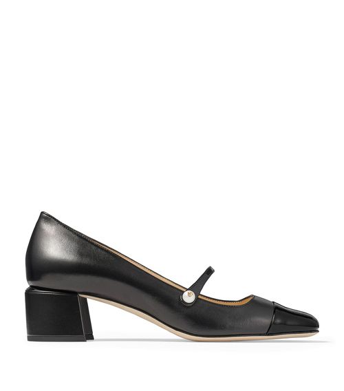 Elisa 45 Leather Mary Jane Pumps
