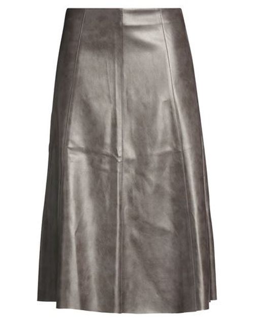 Woman Midi skirt Grey Size 6 Polyester, Polyurethane