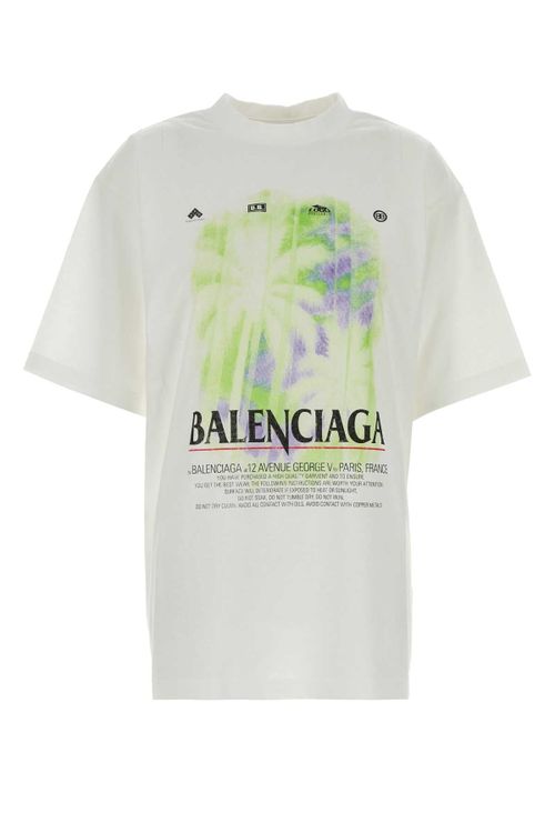 Logo-Graphic Cotton T-Shirt — White