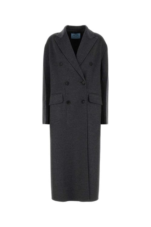 Wool Blend Coat — Gray