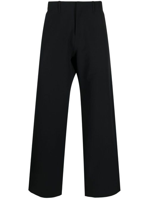 Corbel straight-leg trousers - Black