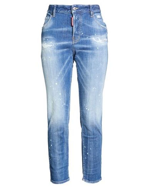 Woman Jeans Blue Size 12 Cotton, Polyester, Elastane