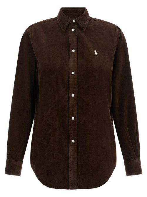 Corduroy Shirt — Brown
