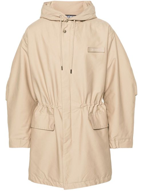 Le Parka Marrone hooded coat - Brown