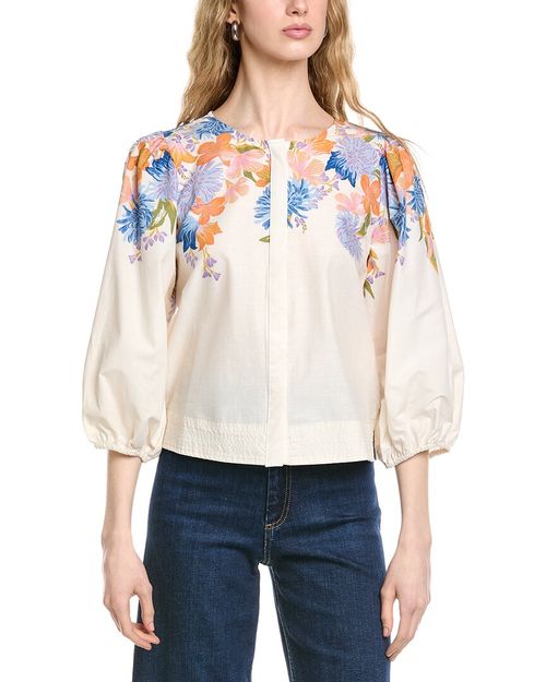 Ballon Sleeve Top