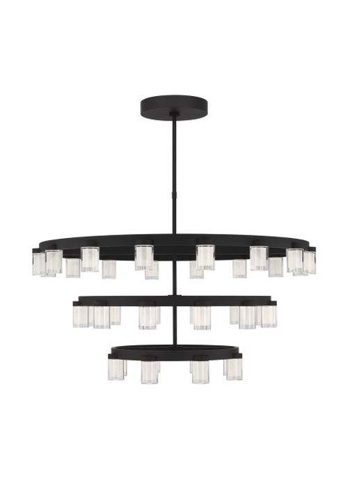 Nightshade Black LED Chandelier from the Esfera Collection
