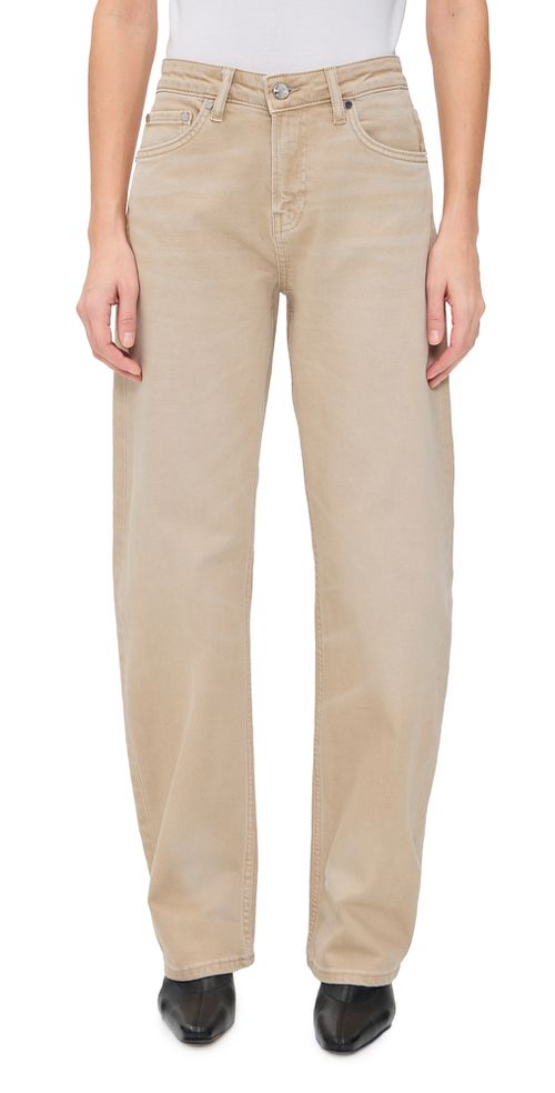 Alida Loose Bowed Jeans Desert Sand