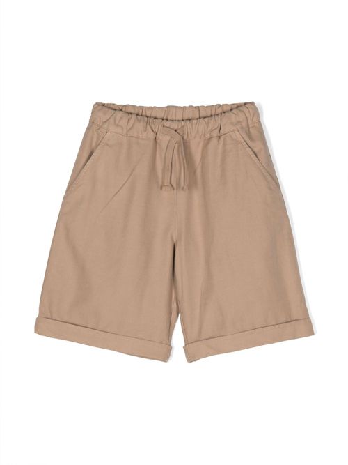 Herringbone bermuda shorts - Neutrals