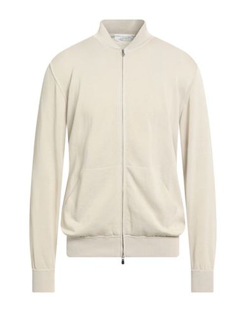 Man Cardigan Beige Size 44 Cotton