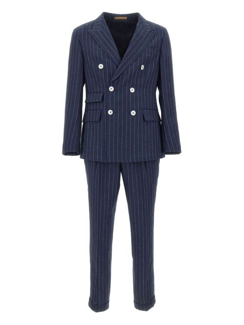 BOSS striped suit - Blue