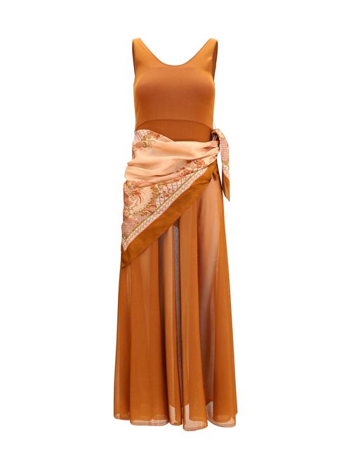 Aster Maxi Dress — Orange