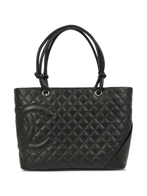 2003-2004 Cambon Ligne tote bag - Black