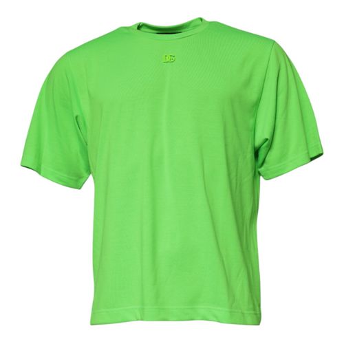 Logo-Embossed Polyester T-Shirt — Green