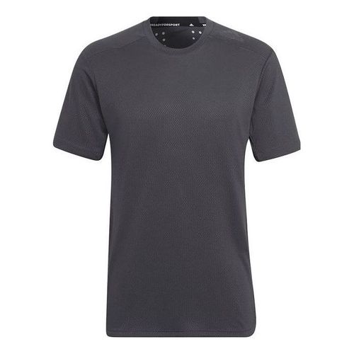 Men's Solid Color Round Neck Short Sleeve Black T-Shirt