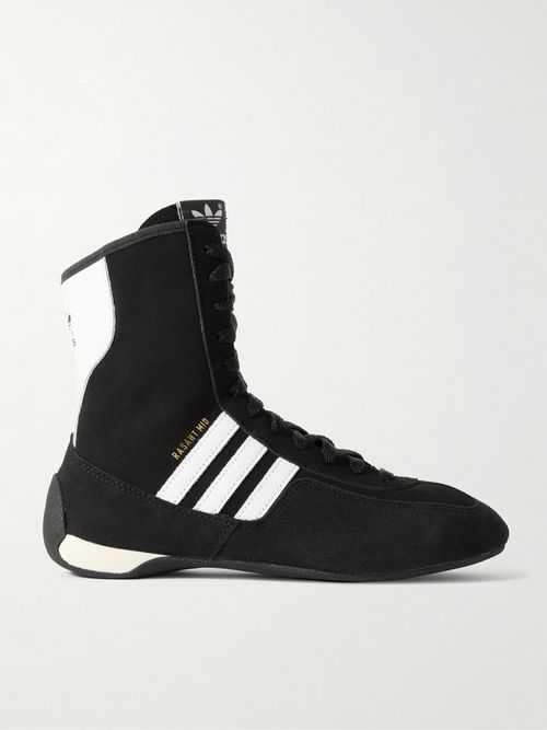 Rasant Mid Leather-trimmed Suede Sneakers