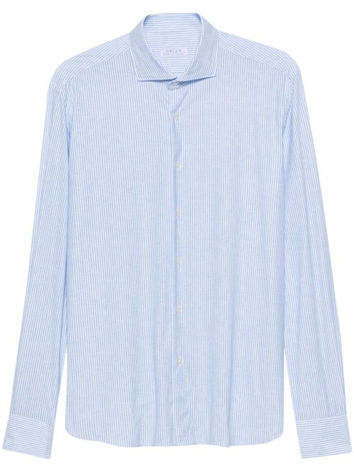 Striped stretch shirt - Blue