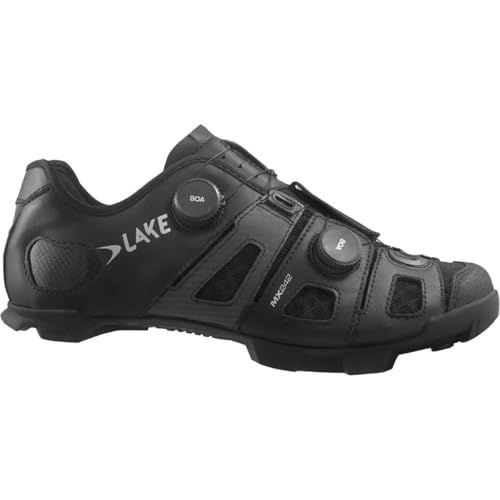 Lake Mx242 Endurance Wide Cycling Shoe - Men's Black/Silver