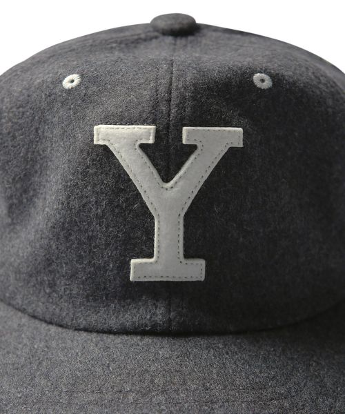 Wool Leather Strap Cap_Grey