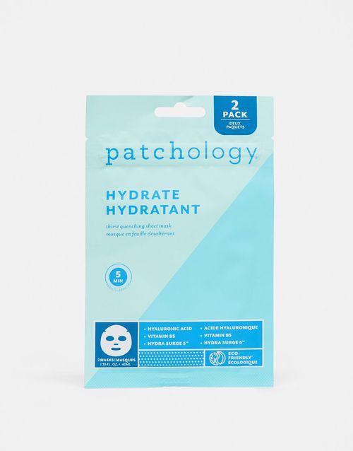FlashMasque Hydrate 5 Minute Sheet Mask Duo-No color