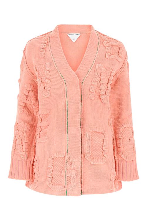 Pink Chenille Cardigan