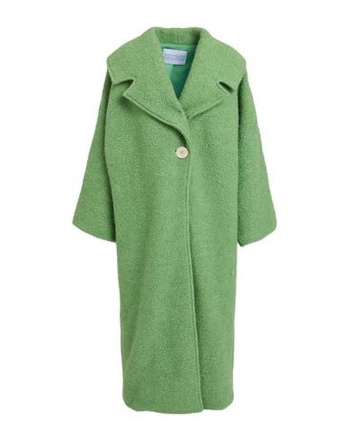 Woman Coat Green Size ONESIZE Wool