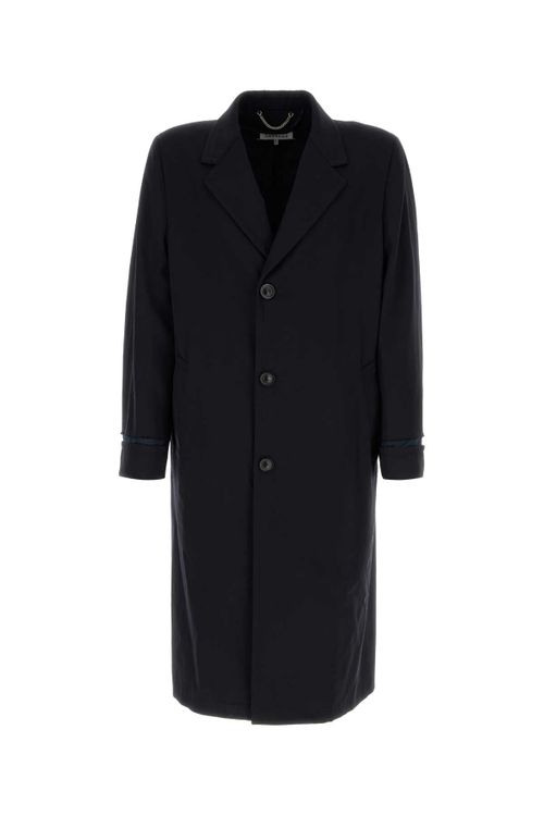 Wool Coat — Navy