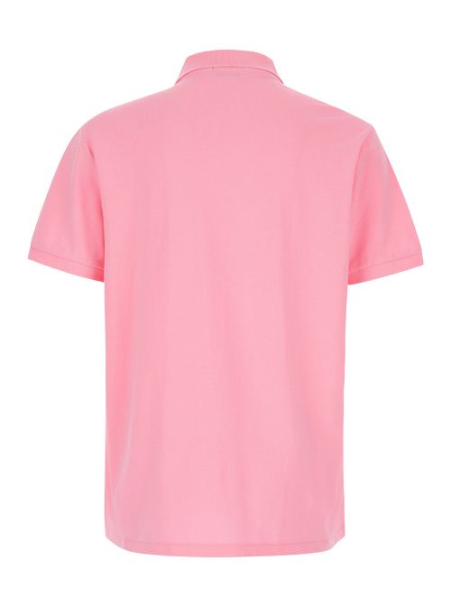 Cotton Polo Shirt — Pink