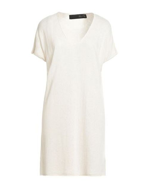 Woman Sweater Off white Size S/M Linen, Viscose, Cotton