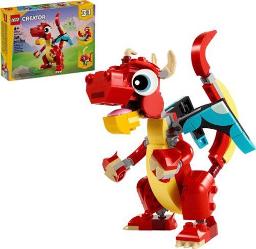 Creator 3 in 1 Red Dragon 3 in 1 Animal Toy Set 31145