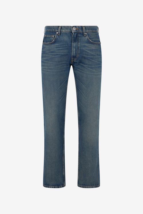 Blue Jeans With Monogram Rc