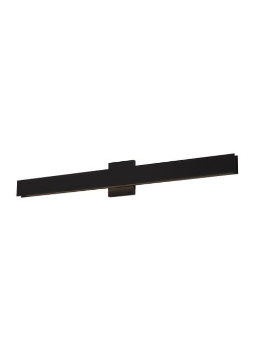 Nightshade Black LED Bath Vanity from the Bau Collection