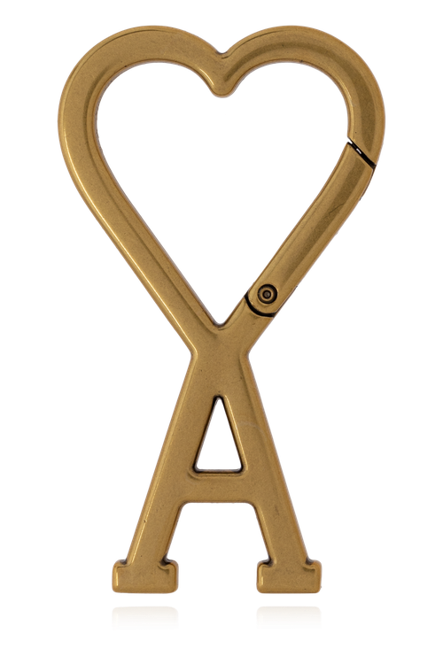 Keychain With Logo, Unisex, Gold