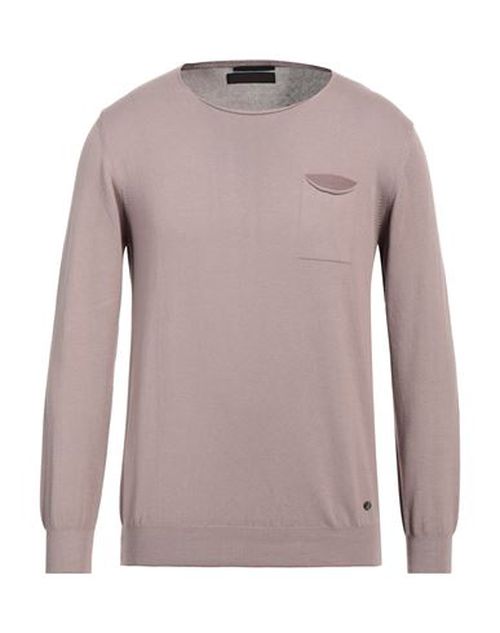 Man Sweater Light brown Size L Cotton