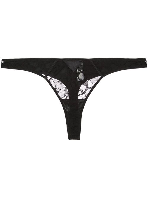 Magnolia Lace thong - Black