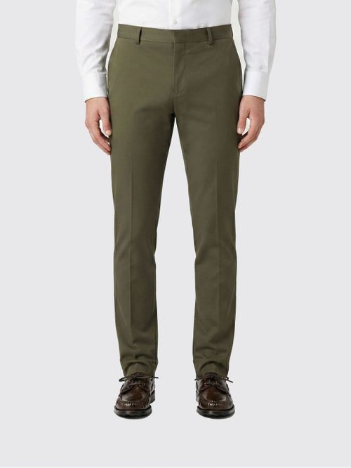 Pants Men color Military