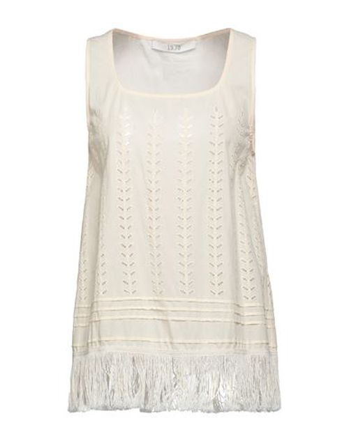 Woman Top Beige Size 2 Cotton