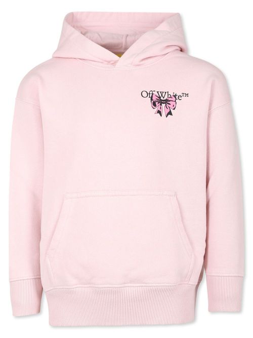 Logo-print hoodie - Pink