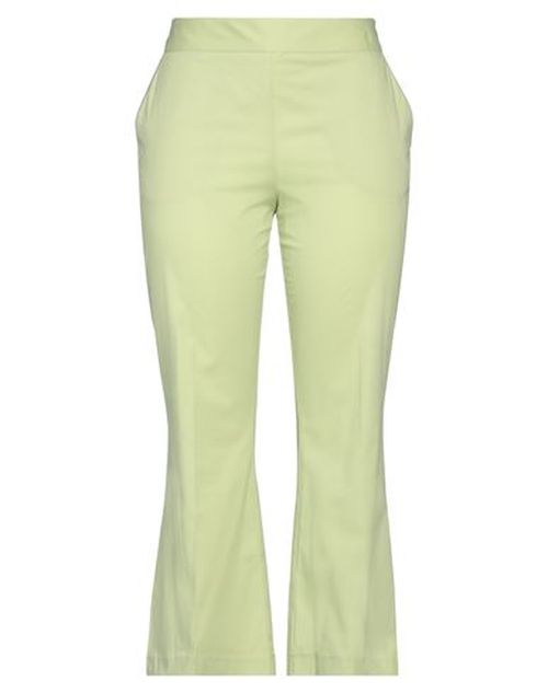 Woman Pants Light green Size 4 Cotton, Elastane