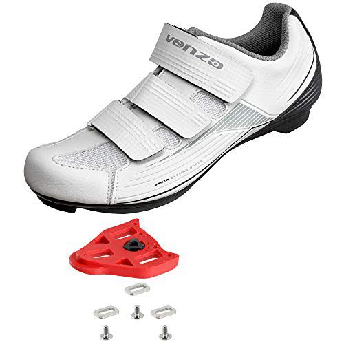 Venzo Bike Bicycle Women's Ladies Cycling Riding Shoes - Compatible with Peloton