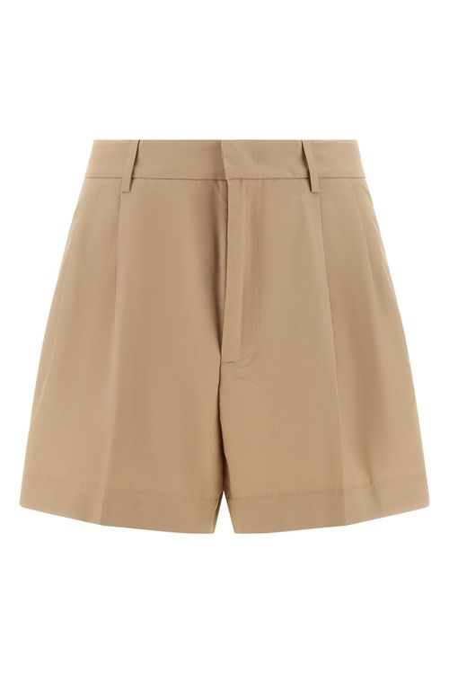 Bermuda Shorts With Pleats